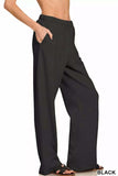 Zenana Fleece Sweatpant with Pockets - Trendsi - Flyclothing LLC