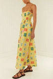 Printed Square Neck Maxi Cami Dress - Trendsi - Flyclothing LLC