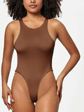 Full Size Round Neck Wide Strap Bodysuit - Trendsi - Flyclothing LLC