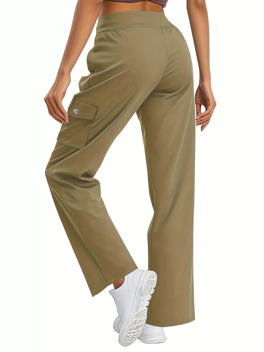 Relaxed Fit Active Pants with Drawstring Waist - Trendsi - Flyclothing LLC