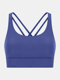 Crisscross Scoop Neck Active Tank - Trendsi - Flyclothing LLC
