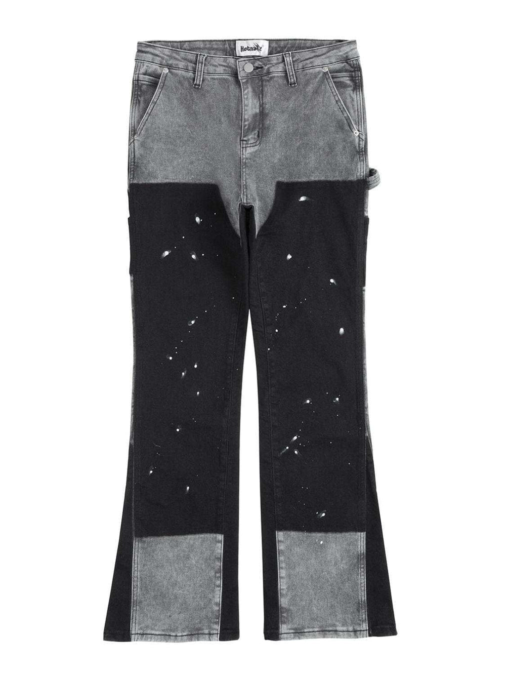 Men's Contrast Washed Bootcut Jeans - Trendsi - Flyclothing LLC