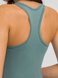 Round Neck Racerback Active Tank - Trendsi - Flyclothing LLC