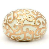 0W210 - Rose Gold Brass Ring with No Stone - Alamode - Flyclothing LLC