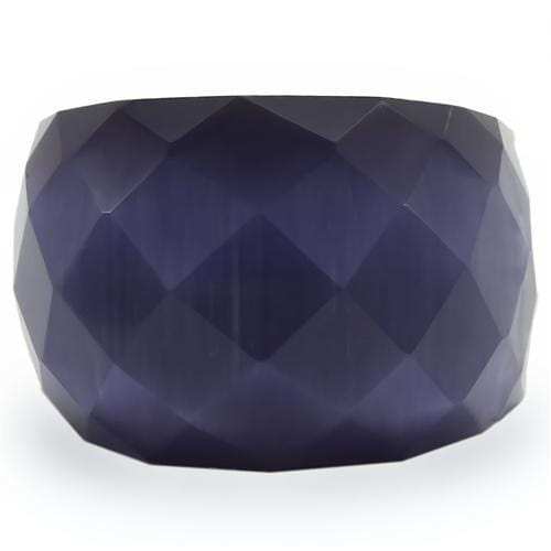 0W366 - Gold Brass Ring with Semi-Precious Cat Eye in Montana - Alamode - Flyclothing LLC