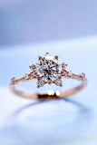 1 Carat Moissanite 6-Prong Ring - Trendsi - Flyclothing LLC