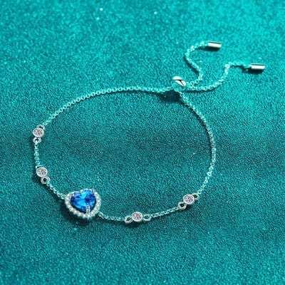 1 Carat Moissanite 925 Sterling Silver Bracelet - Trendsi - Flyclothing LLC