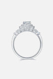 1 Carat Moissanite 925 Sterling Silver Crown Ring - Trendsi - Flyclothing LLC