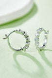 1 Carat Moissanite 925 Sterling Silver Earrings - Trendsi - Flyclothing LLC