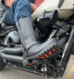 Harness - Mens Motorcycle Biker Leather Boots