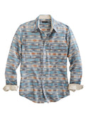Tin Haul Mens Long Sleeve Snap Ghost Aztec Western Shirt - Tin Haul - Flyclothing LLC