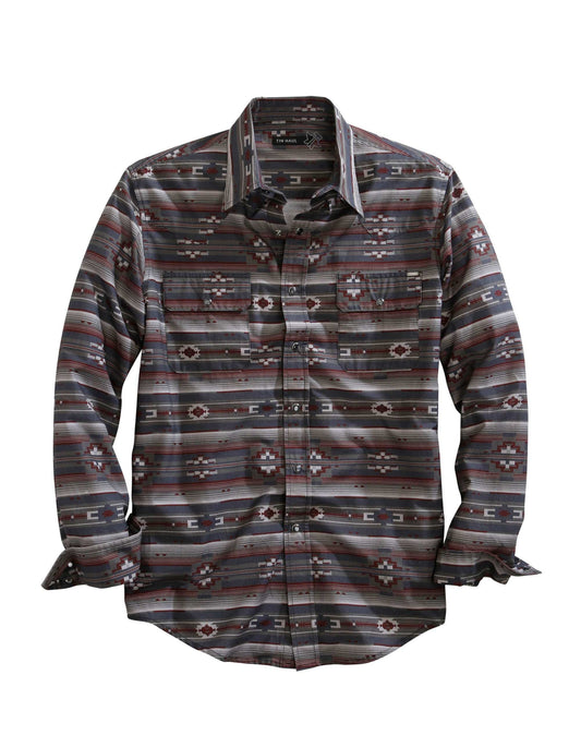 Tin Haul Mens Long Sleeve Snap Aztec Serape Western Shirt - Tin Haul - Flyclothing LLC