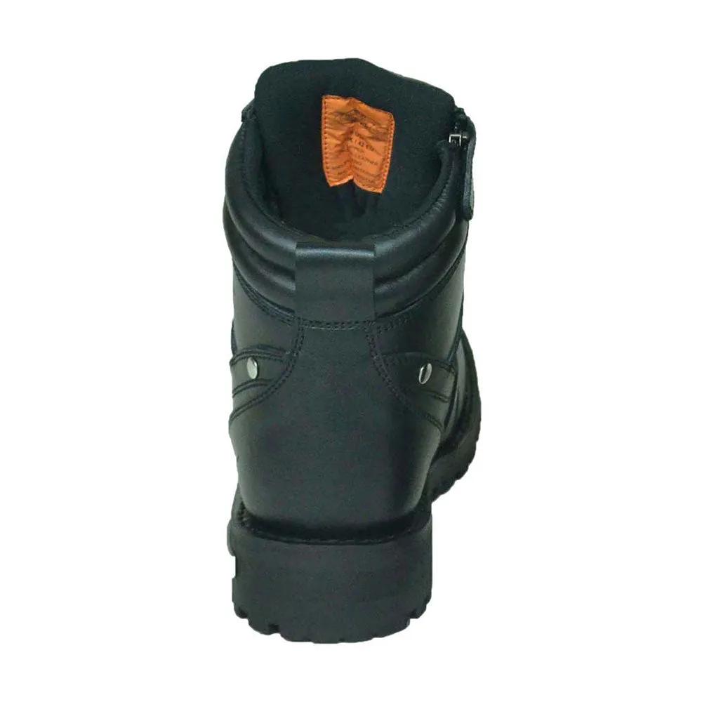 Titanstep - Mens Motorcycle Biker Leather Boots - Unik Just for Bikers - Flyclothing LLC