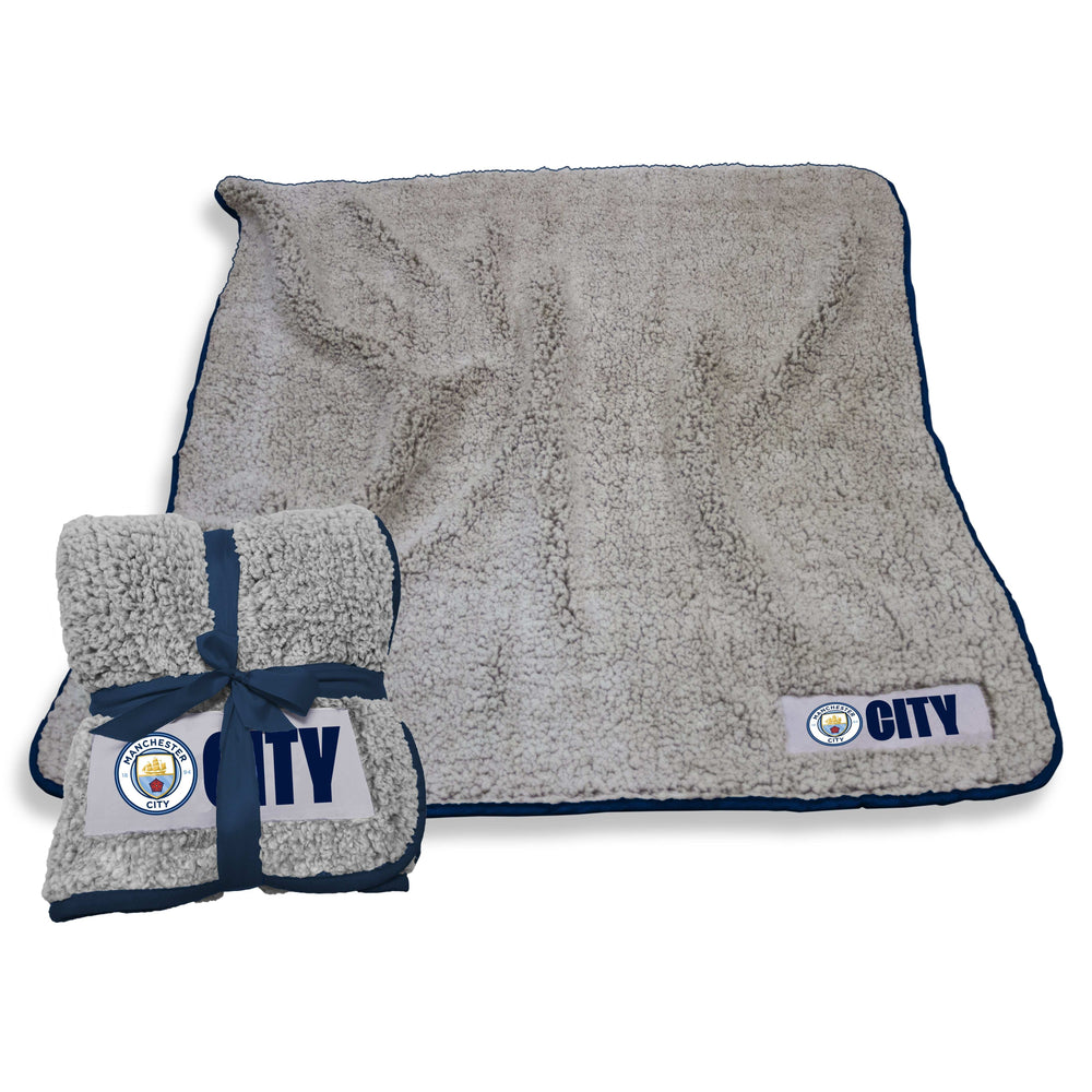 Manchester City F.C. Navy Frosty Fleece - Logo Brands - Flyclothing LLC