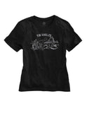 Tin Haul Womens Short Sleeve Tin Haul T Shirt Co Desert Scene Screen Print With Triblend - TIN HAUL - Flyclothing LLC