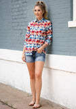 Tin Haul Womens Long Sleeve Snap Hawaiin Serape Western Shirt - Tin Haul - Flyclothing LLC