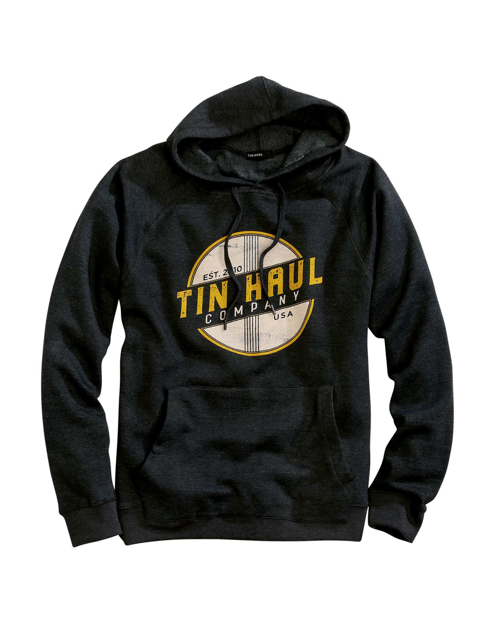 Tin Haul Mens Mountain W/Tin Haul Thru It Charcoal Grey Sweatshirt - Tin Haul - Flyclothing LLC