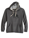 Tin Haul Mens Tin Haul Pullover Hoodie Modern Bull Screen Print Heavyweight Dark Grey - TIN HAUL - Flyclothing LLC