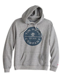 Tin Haul Mens Tin Haul Pullover Hoodie Circle Scredn Print Triblend Heather Grey - TIN HAUL - Flyclothing LLC