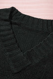 V-Neck Dropped Shoulder Sweater - Trendsi - Flyclothing LLC