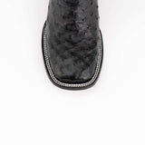 Ferrini Colt Black Full Quill Ostrich Mens Boot - Ferrini USA - Flyclothing LLC