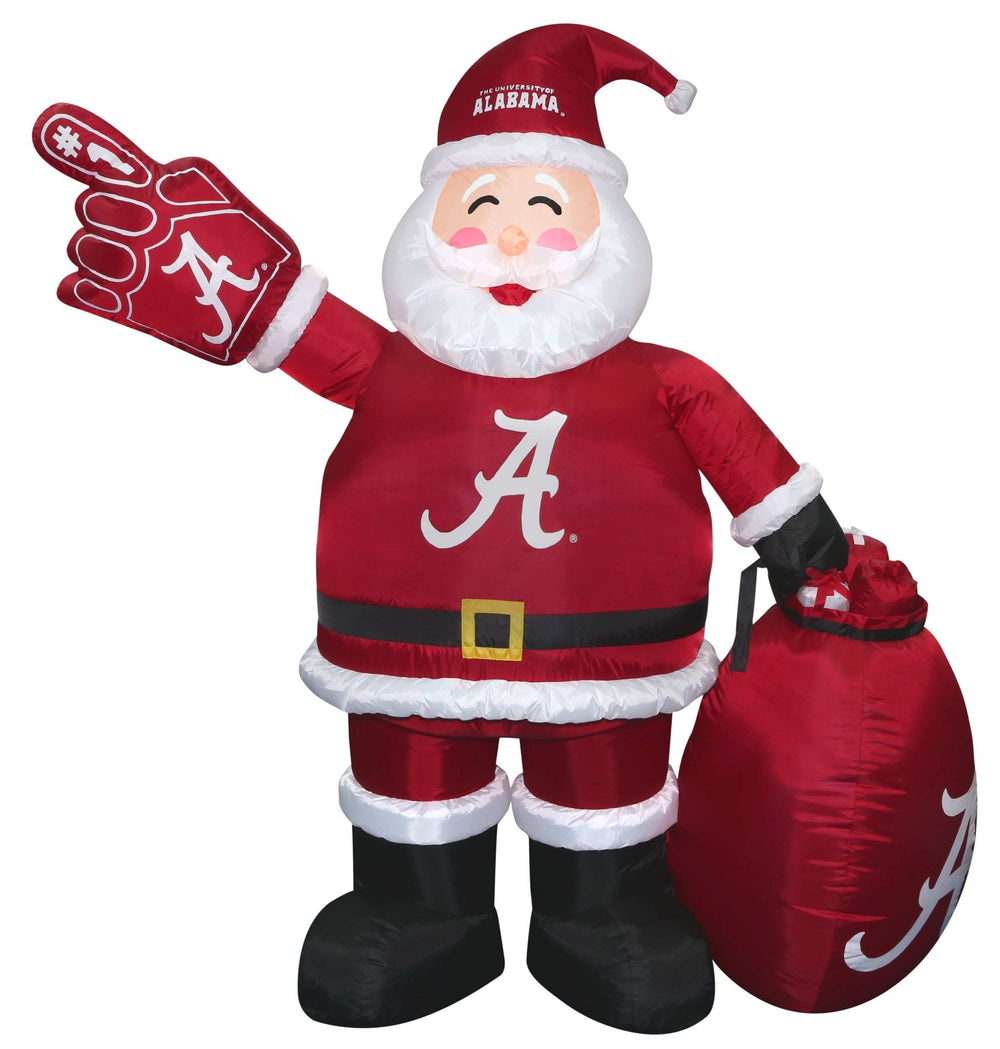 Alabama Santa Claus Yard Inflatable - Logo Brands - Flyclothing LLC