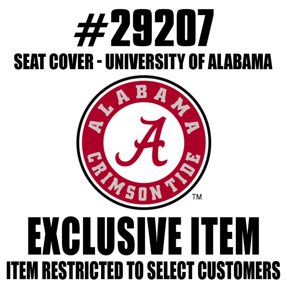 University of Alabama Seat Cover - Logo Brands - Flyclothing LLC