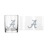 Alabama 14oz Frost Rocks Glass - Logo Brands - Flyclothing LLC