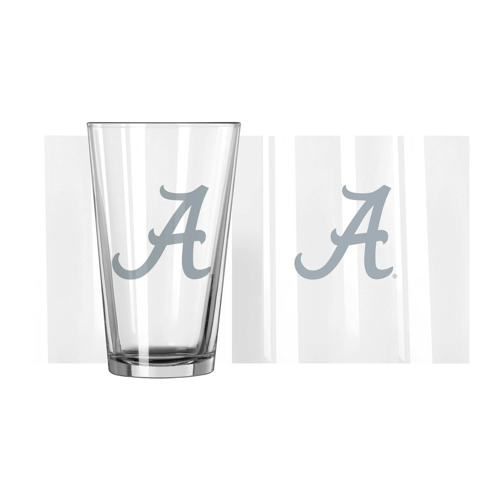 Alabama 16oz Frost Pint Glass - Logo Brands - Flyclothing LLC