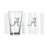 Alabama 16oz Frost Pint Glass - Logo Brands - Flyclothing LLC