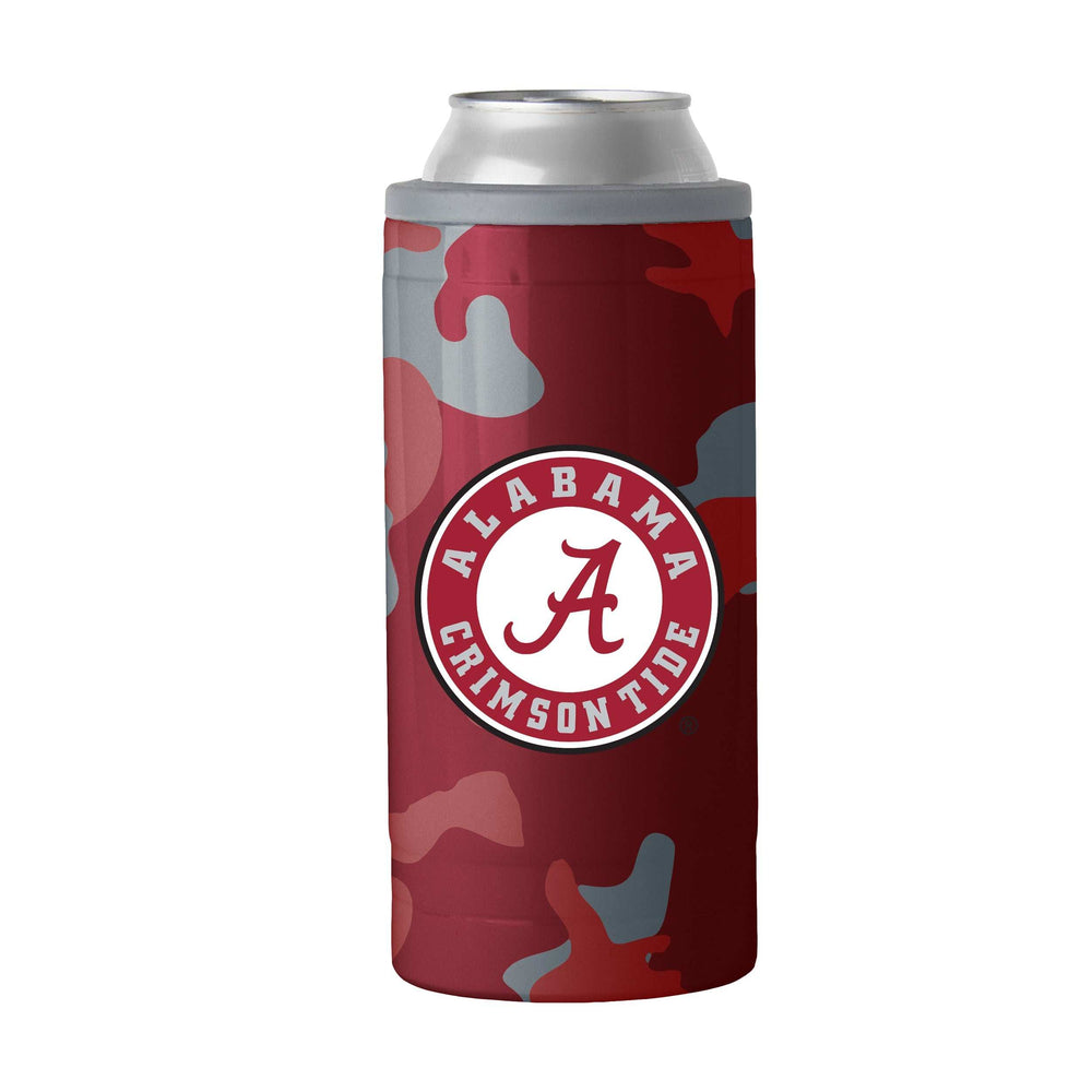 Alabama Camo Swagger 12oz Slim Can Coolie - Logo Brands - Flyclothing LLC