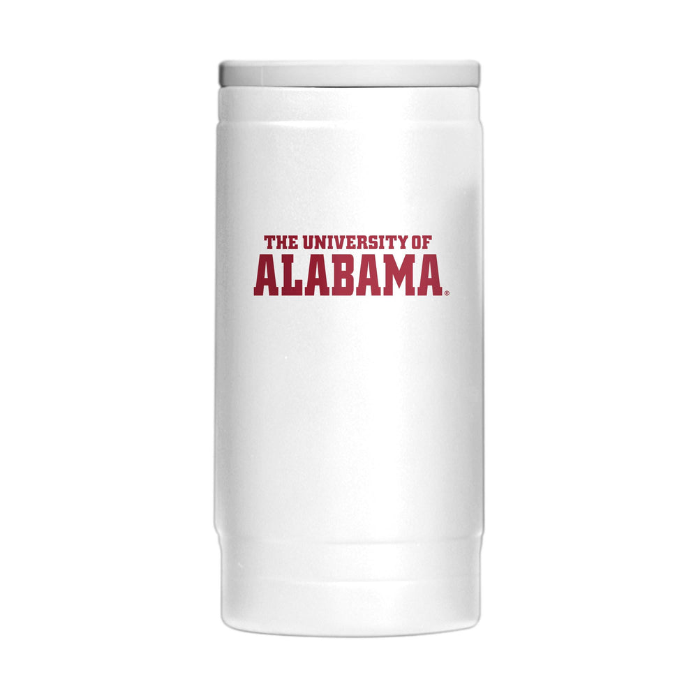 Alabama 12oz White Flipside Powdercoat SlimCan Coolie - Logo Brands - Flyclothing LLC