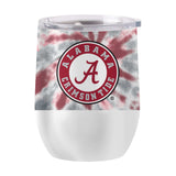 Alabama 16oz Tie Dye Stainless Curved Beverage - Logo Brands - Flyclothing LLC