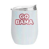 Alabama 16oz Bubble Iridescent Curved Tumbler - Logo Brands - Flyclothing LLC