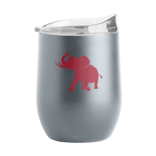 Alabama Gray 16oz Flipside Powder Coat Curved Bev - Logo Brands - Flyclothing LLC