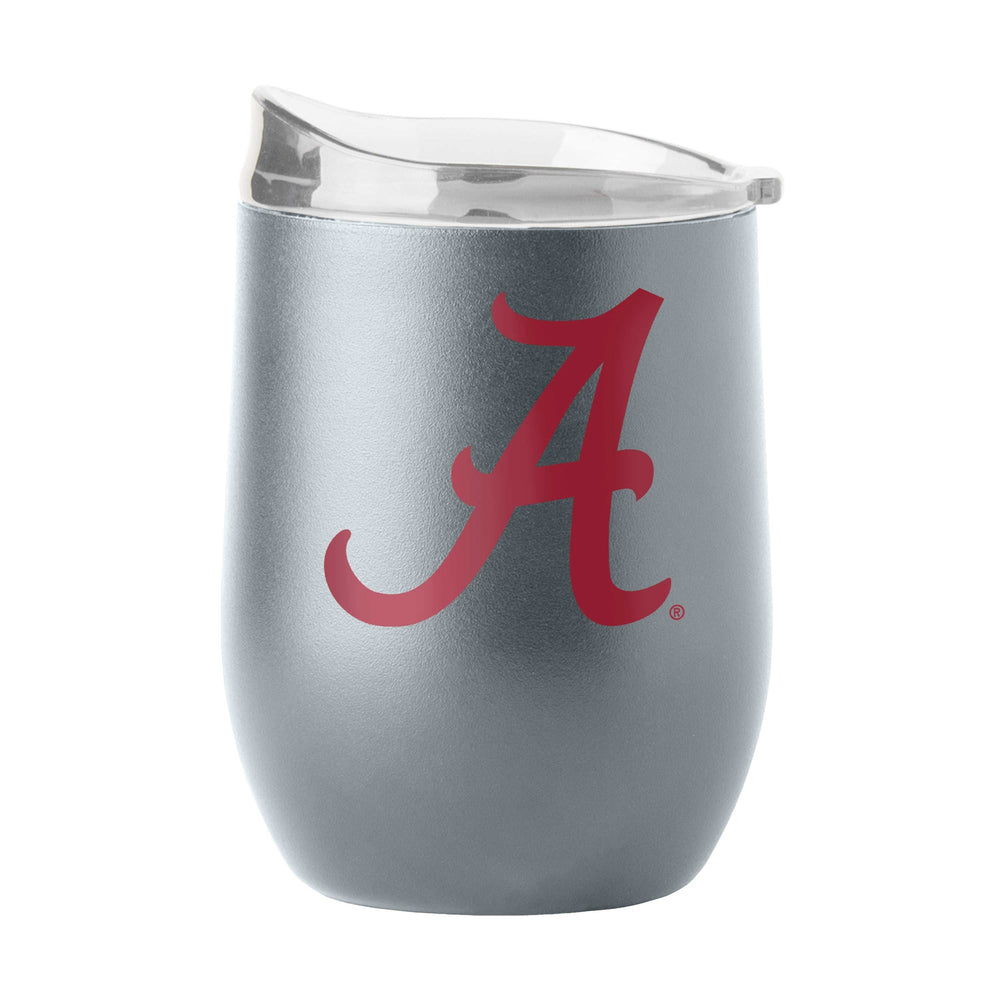 Alabama Gray 16oz Flipside Powder Coat Curved Bev - Logo Brands - Flyclothing LLC