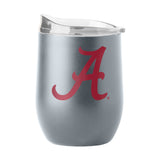 Alabama Gray 16oz Flipside Powder Coat Curved Bev - Logo Brands - Flyclothing LLC