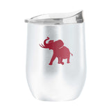 Alabama White 16oz Flipside Powder Coat Curved Bev - Logo Brands - Flyclothing LLC