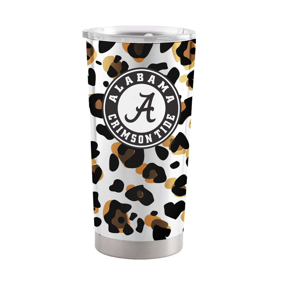 Alabama 20oz Neutral Leopard Stainless Steel Tumbler - Logo Brands - Flyclothing LLC