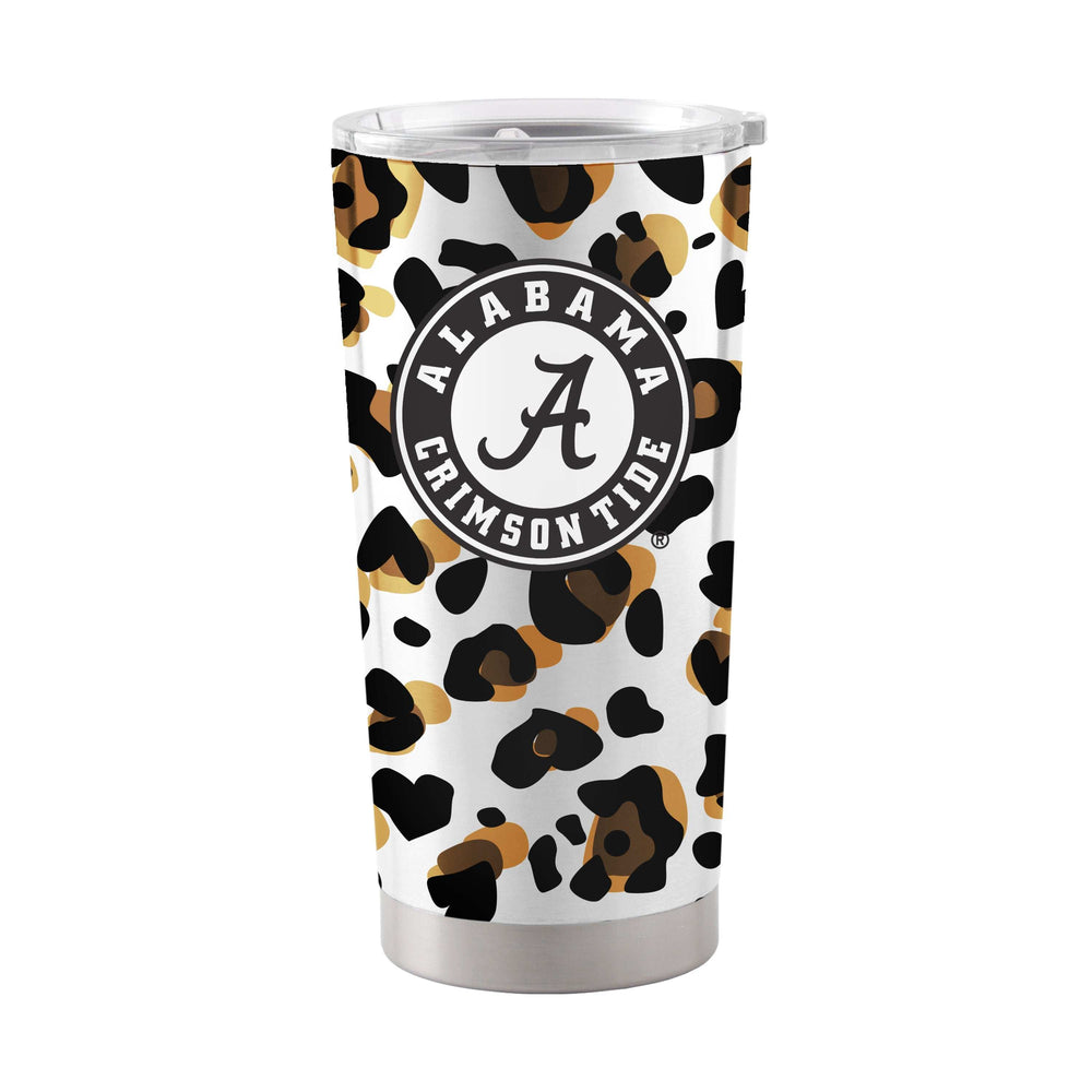 Alabama 20oz Neutral Leopard Stainless Steel Tumbler - Logo Brands - Flyclothing LLC