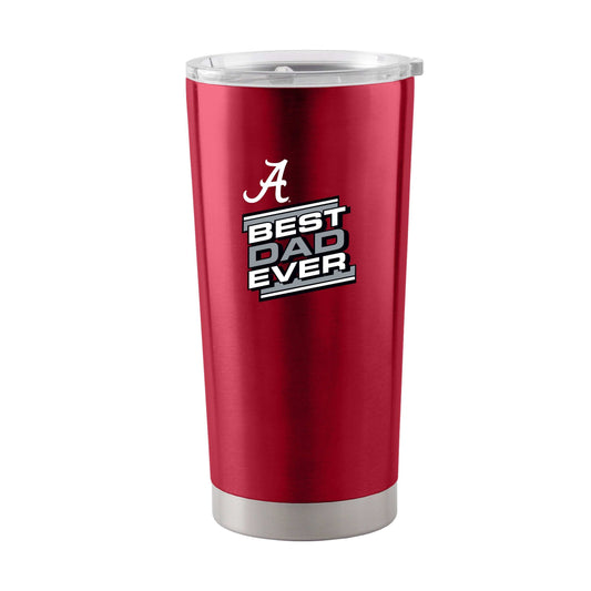 Alabama 20oz Best Dad Ever Stainless Tumbler - Logo Brands - Flyclothing LLC