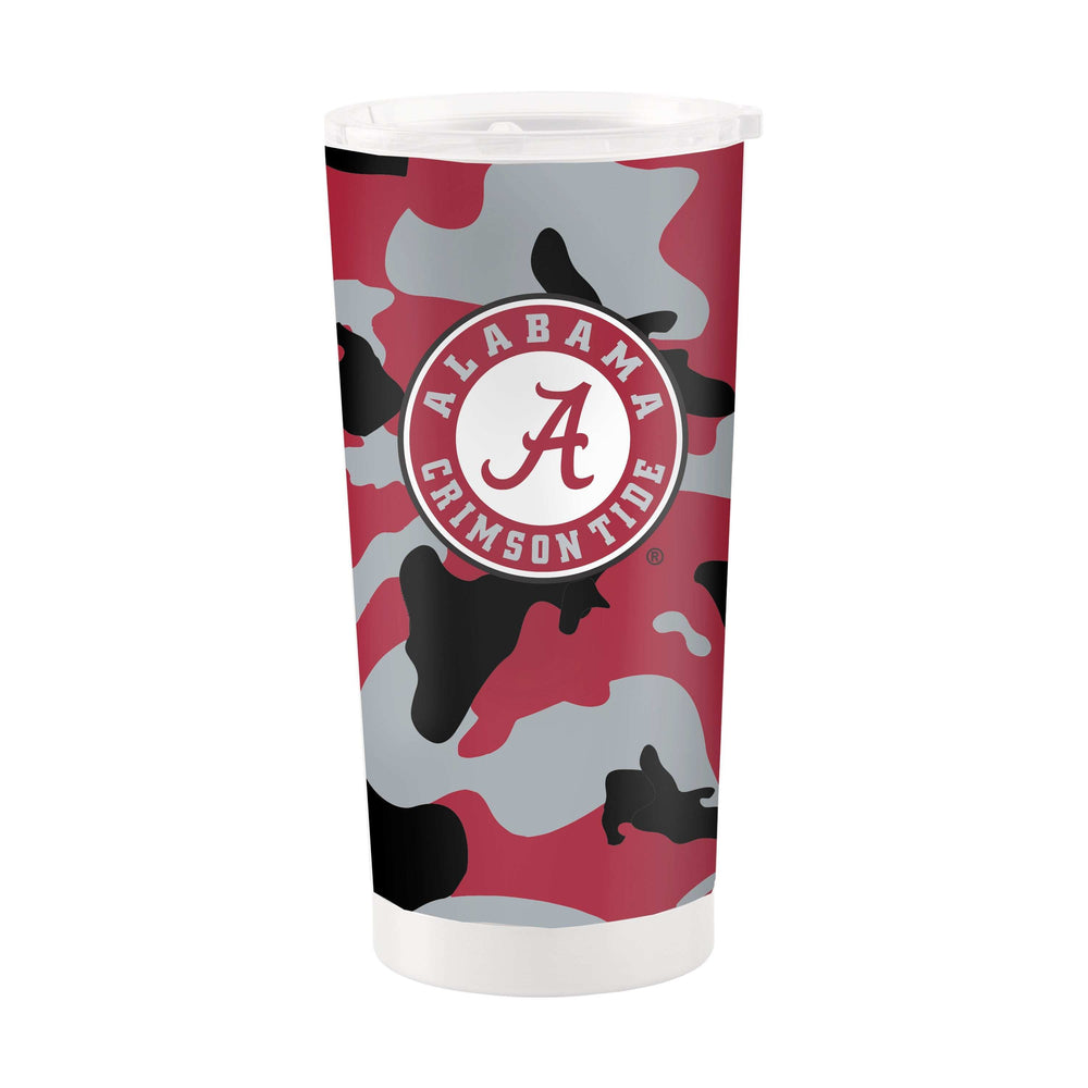 Alabama 20oz Camo Stainless Steel Tumbler - Logo Brands - Flyclothing LLC