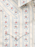 Boy's Ely Cattleman Long Sleeve Wallpaper Floral Print Snap Shirt-Ecru - Ely Cattleman - Flyclothing LLC