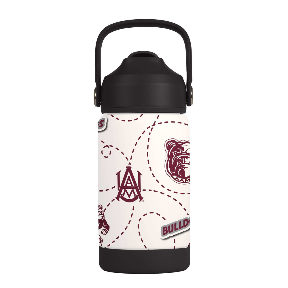 Alabama A&M 12oz Mascot SS Kids Bottle - Logo Brands - Flyclothing LLC