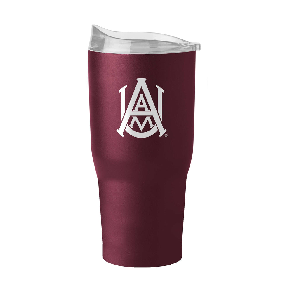 Alabama A&M 30oz Logo Powder Coat Tumbler - Logo Brands - Flyclothing LLC