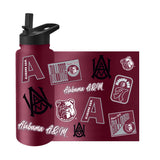 Alabama A&M 34oz Dreamweave Quencher Bottle - Logo Brands - Flyclothing LLC