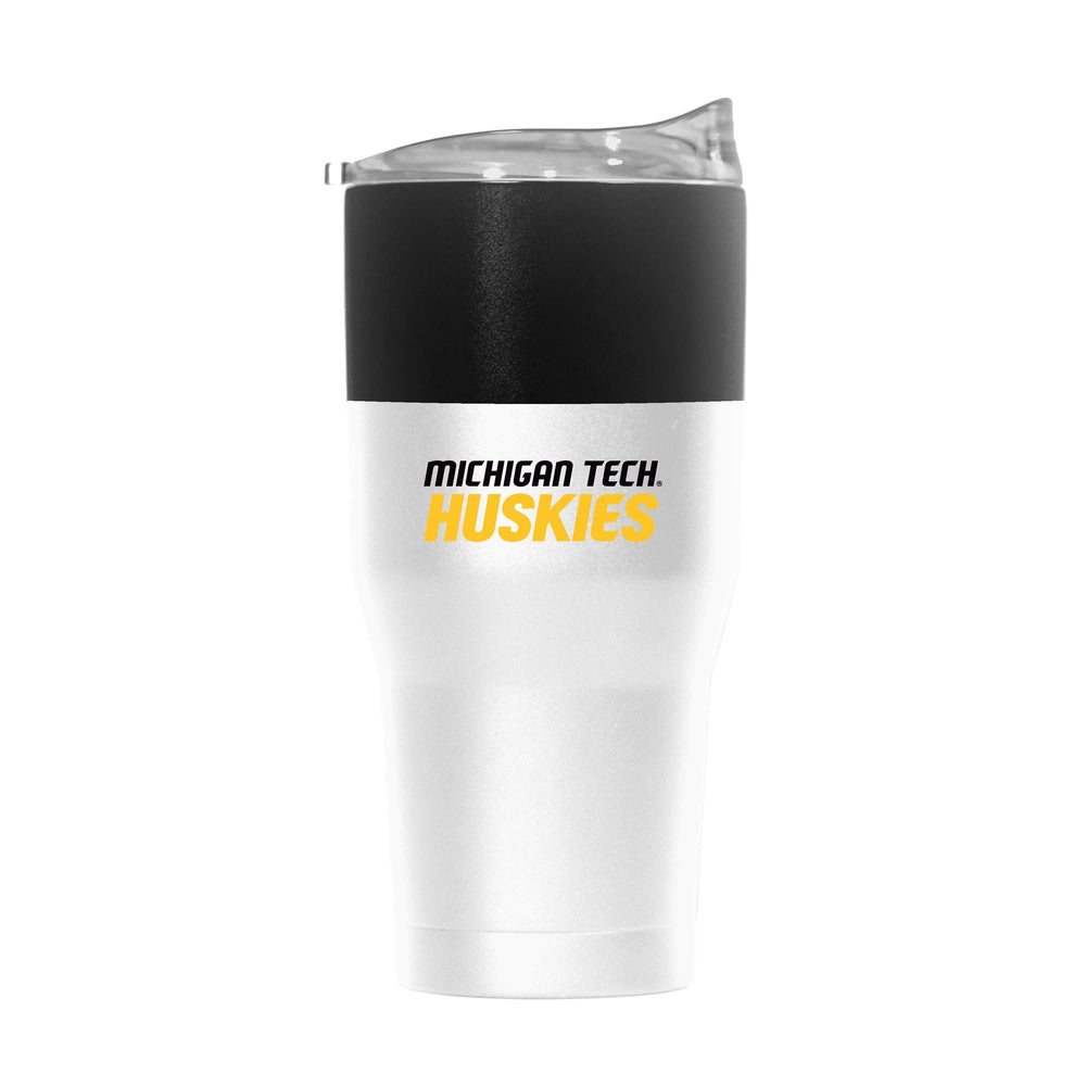 Michigan Tech 30oz Colorblock Powder Coat Tumbler - Logo Brands - Flyclothing LLC