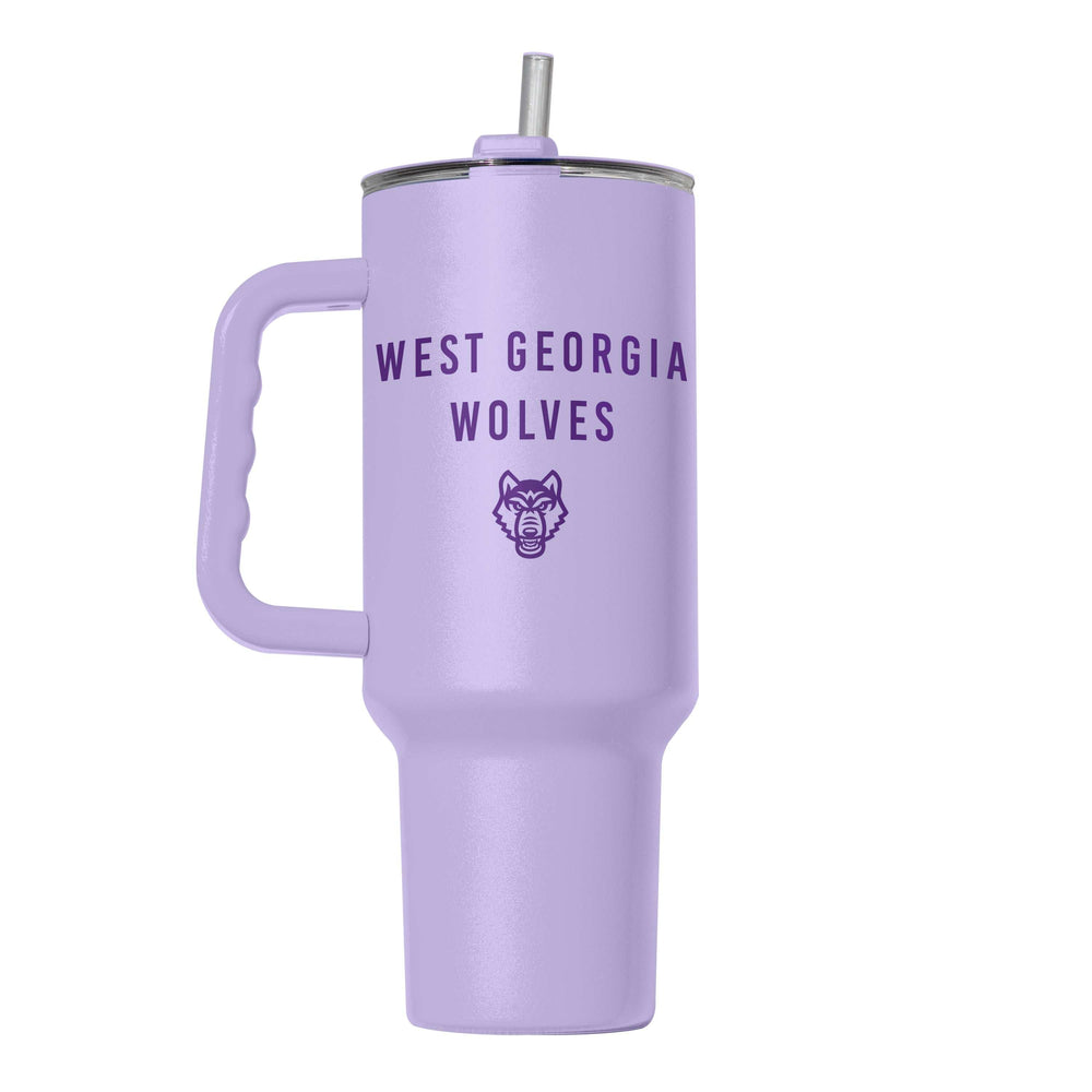 West Georgia 40oz Lavender Powder Coat Tumbler - Logo Brands - Flyclothing LLC