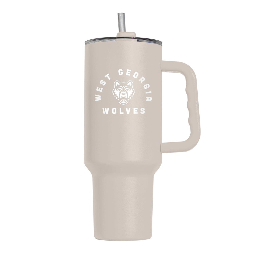 West Georgia 40oz Sand Powder Coat Tumbler - Logo Brands - Flyclothing LLC