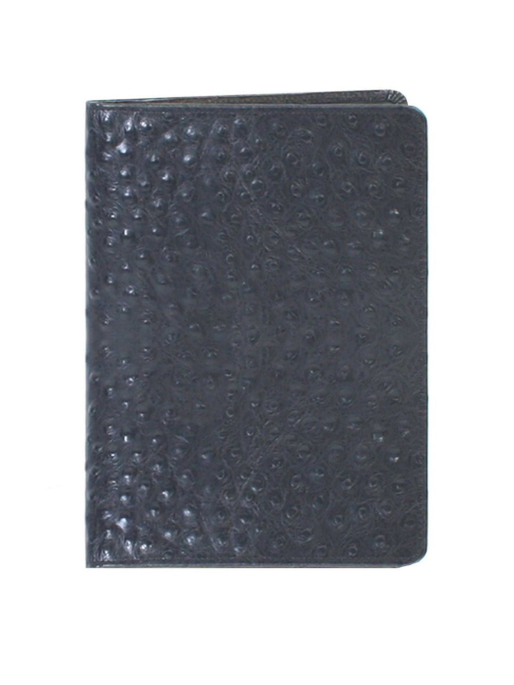 Scully Leather Ostrich Leather Black Ruled Manuscript - Scully Leather - Flyclothing LLC